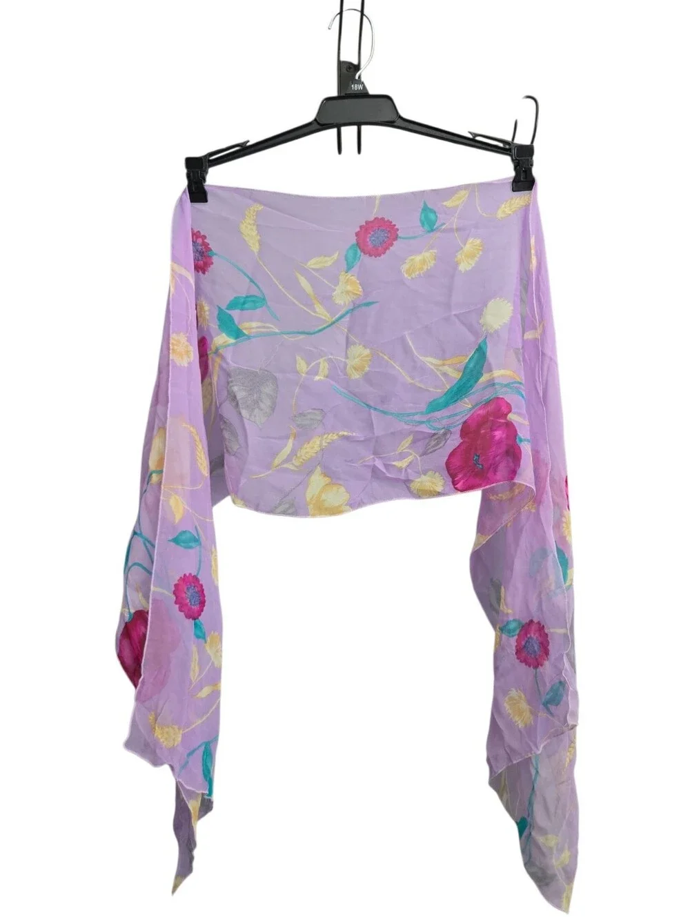 Joy Susan Lilac Floral Sheer Scarf